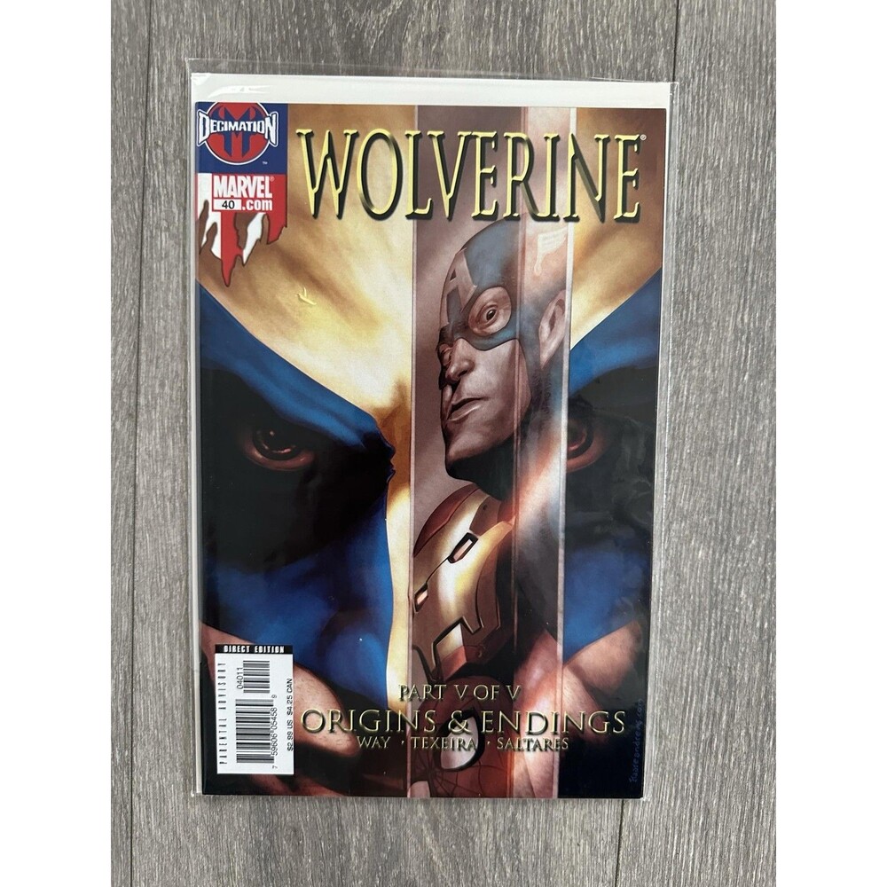 Marvel Wolverine #40 Origins & Endings Single Issue Comic Way Texeira Saltares